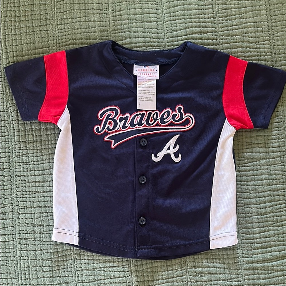 Braves Kids, Baseball Jersey 2T